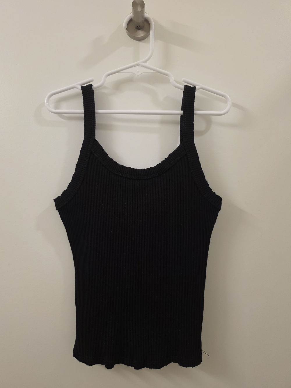 Lulus Black Ribbed Tank Top